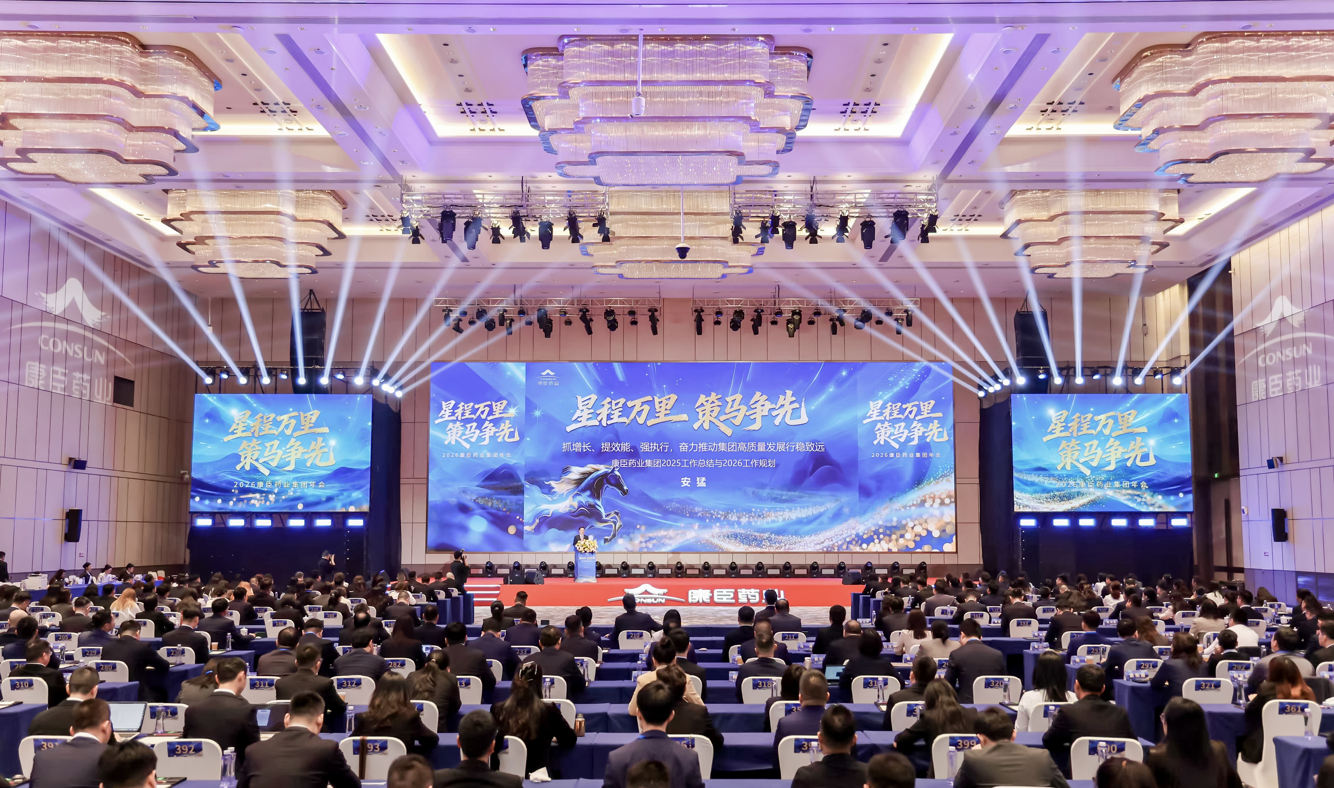 星程万里 策马争先｜康臣药业集团2026年年会隆重召开